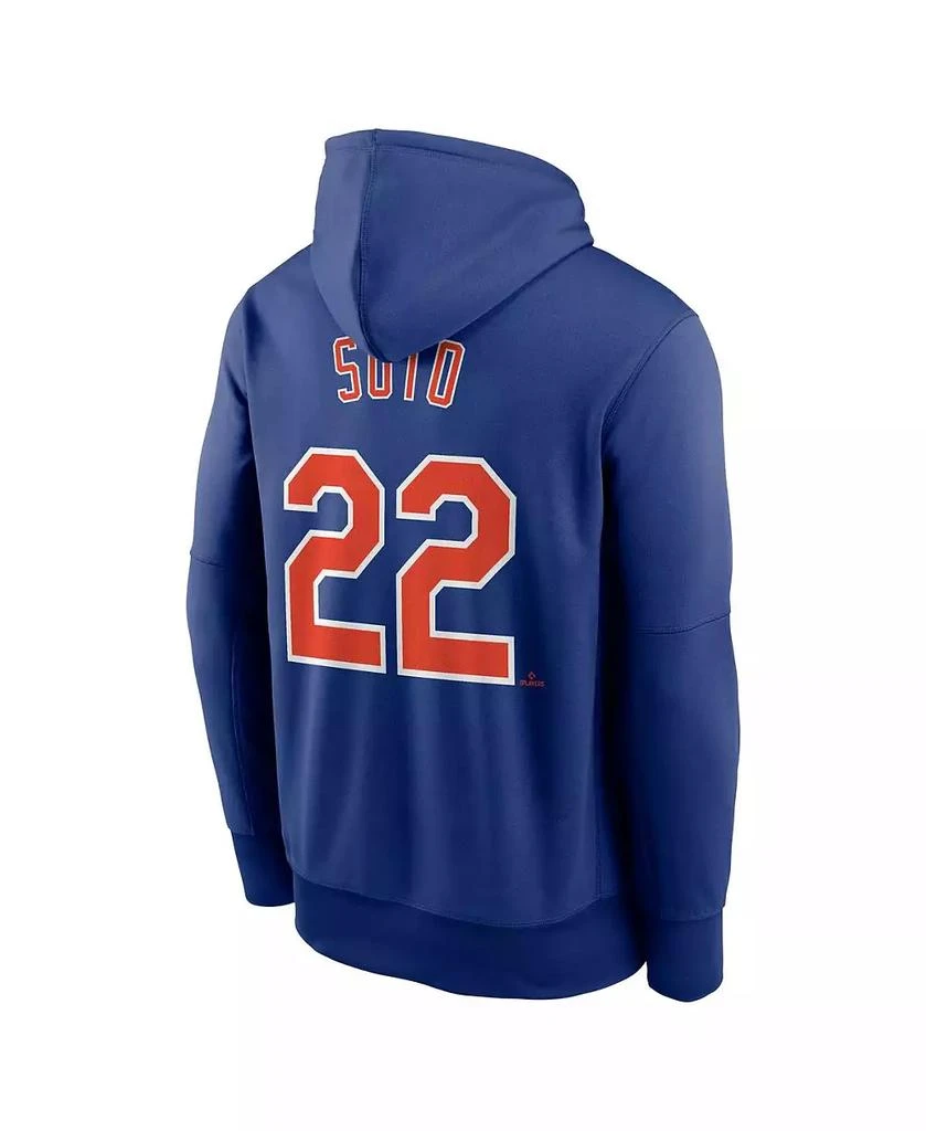 NIKE Men's Juan Soto Royal New York Mets Name Number Pullover Hoodie 2