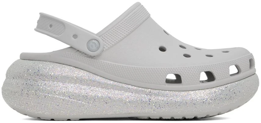 Crocs Off-White Crush Glitter Clogs 1