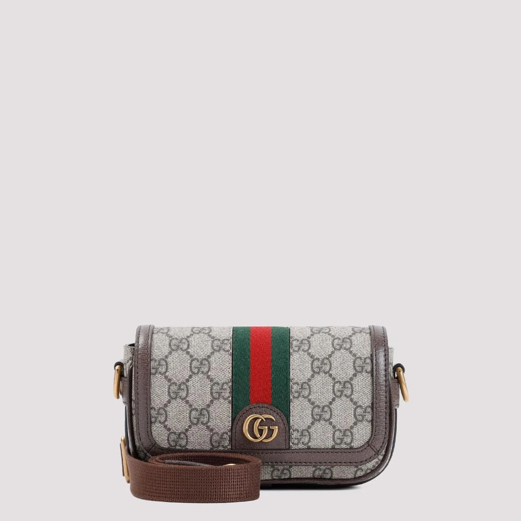 Gucci Gg Supreme Super Mini Polyurethane Bag 1