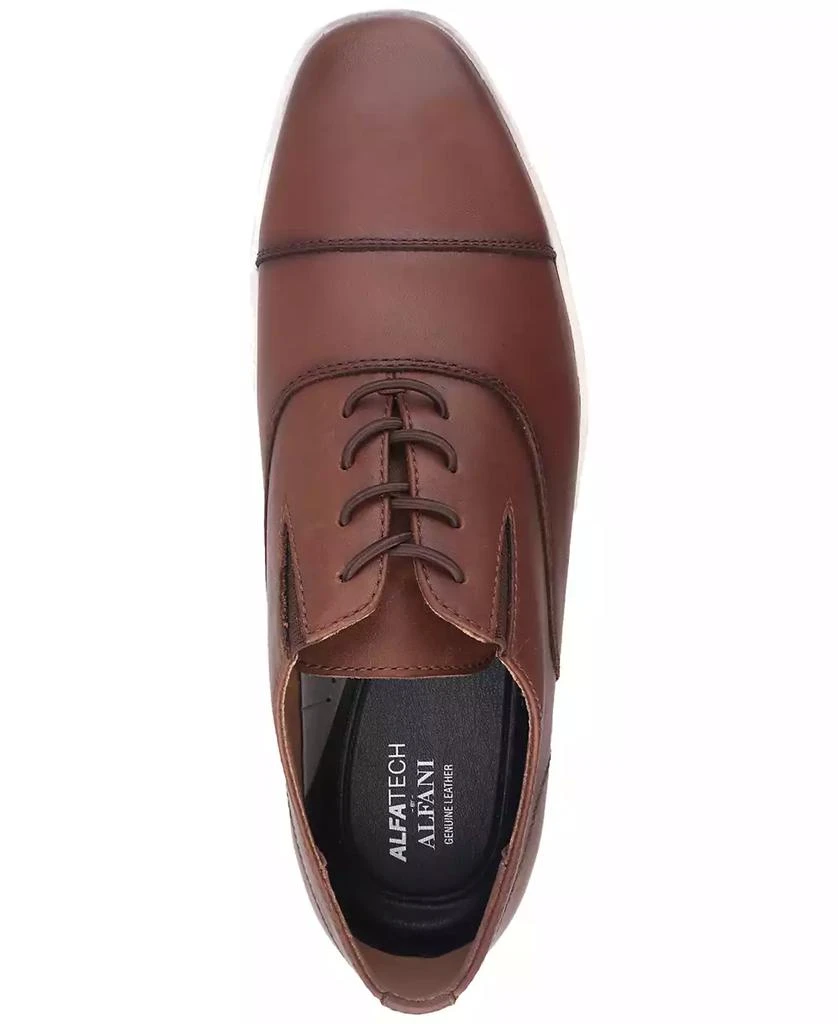 Alfani Men's Callowayy Leather Lace-Up Cap-Toe Sneakers, Exclusively at Macy's 4