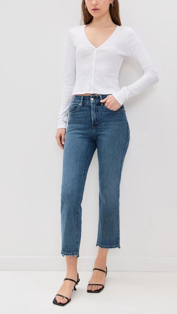 Good American Good Legs Straight Jeans 4