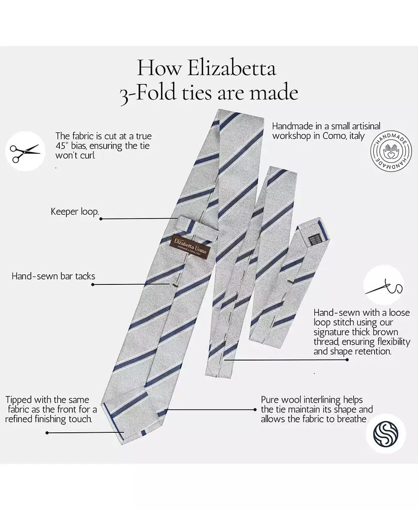 Elizabetta Velletri - Silk Jacquard Tie for Men 4