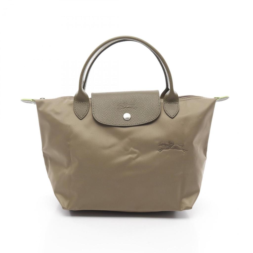 Shop MOCHA COLOURED LE PLIAGE GREEN L BAG on Sale at