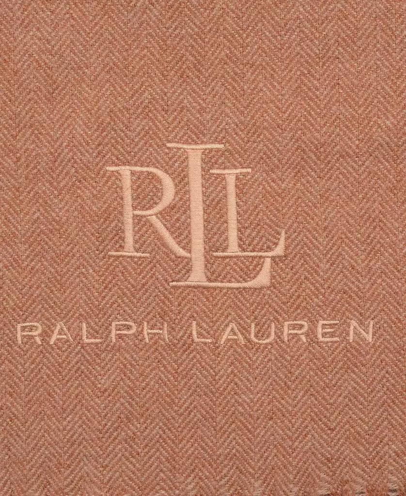 Ralph Lauren Wool Cashmere Signature Woven Scarf