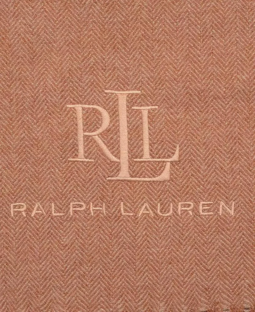 Lauren Ralph Lauren Wool Cashmere Signature Woven Scarf 2