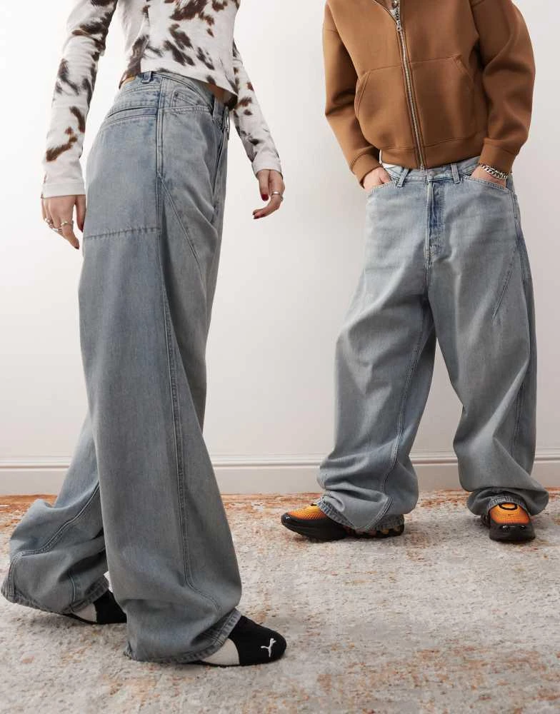 Weekday Weekday Unisex Astro low rise baggy jeans 5