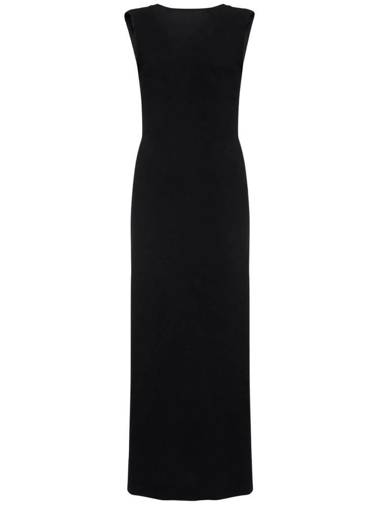 GAUCHERE Stretch Viscose Crepe Midi Dress 1