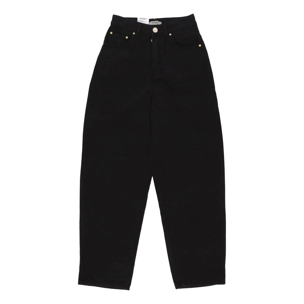 Carhartt WIP Women's Jeans W Derby Pant Black Garment Dyed 1