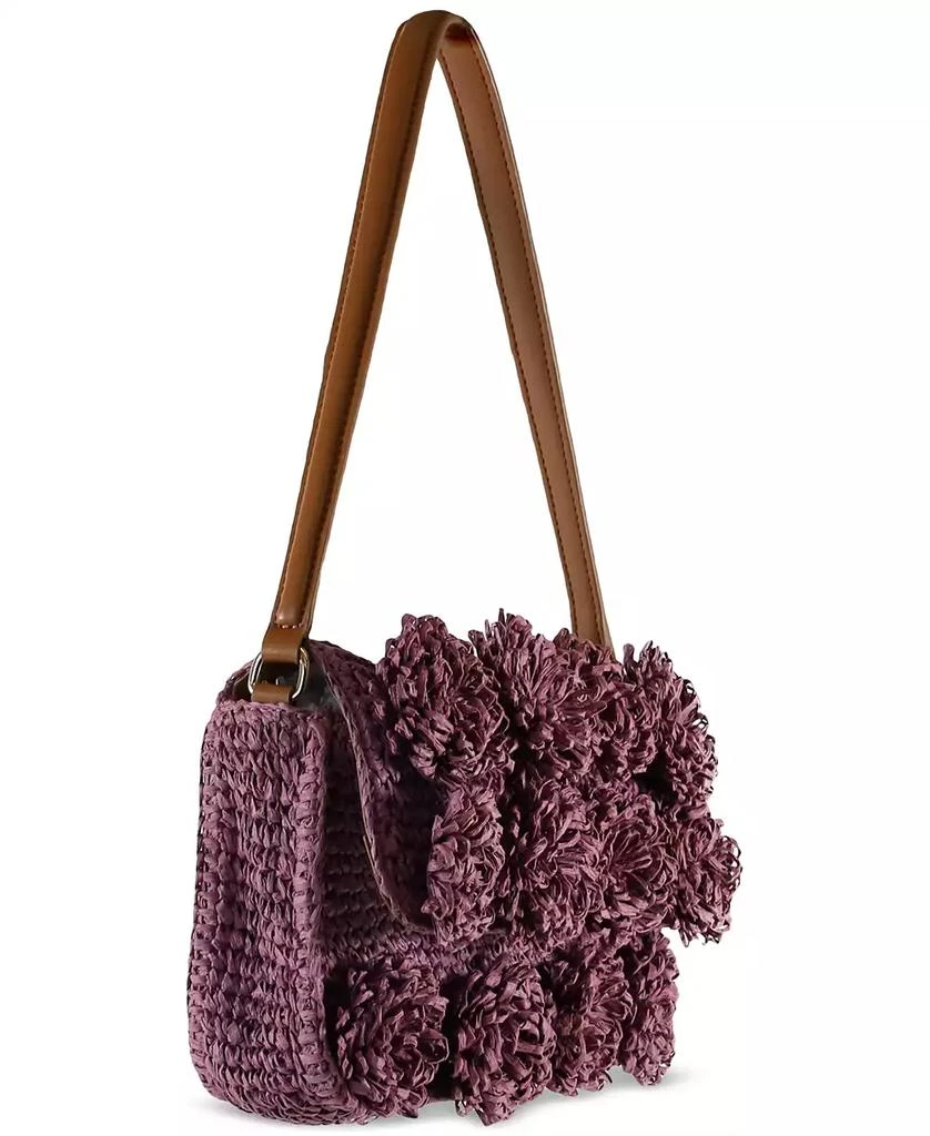 Sam Edelman Phoebe Small Raffia Shoulder Flap Shoulder Bag 6