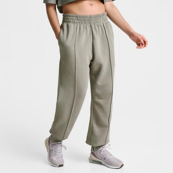 women's nike sportswear swoosh fleece jogger pants grey