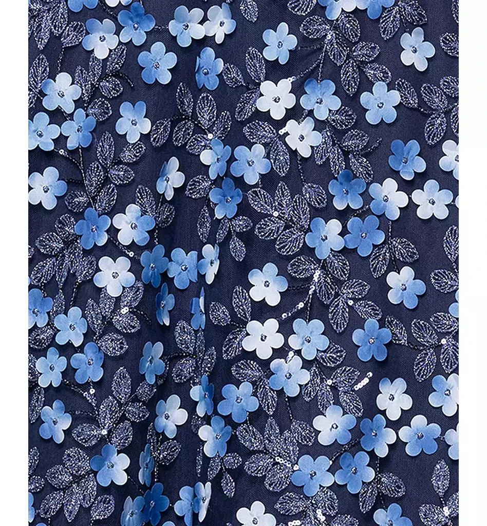 XSCAPE Women
s Printed Square-Neck Sleeveless Dress 3