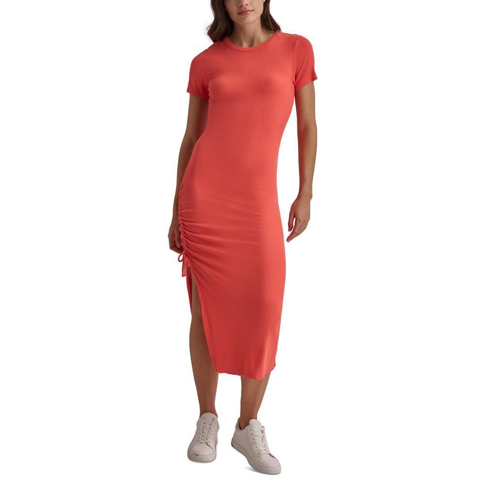 DKNY Women's Rib-Knit Bodycon Midi Dress