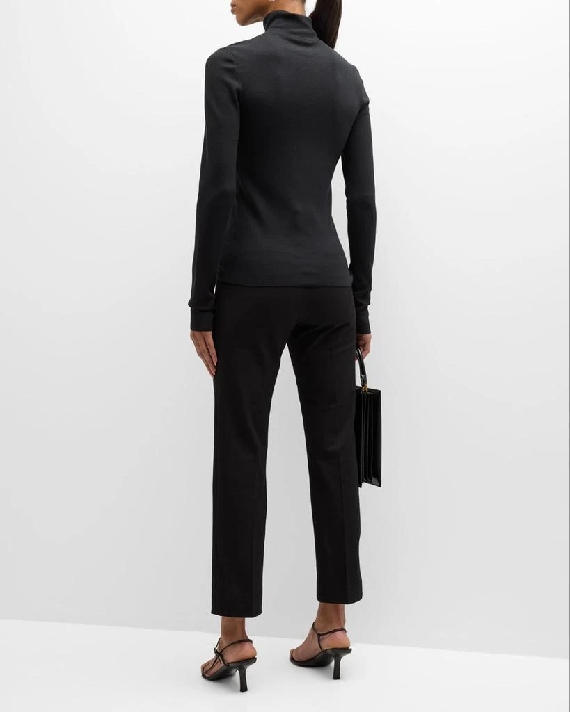Joseph Coleman Cropped High-Rise Gabardine Pants 4