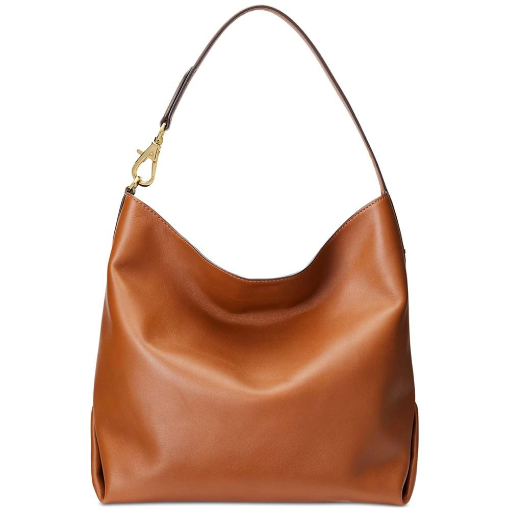 Lauren Ralph Lauren Kassie Large Leather Shoulder Bag 1