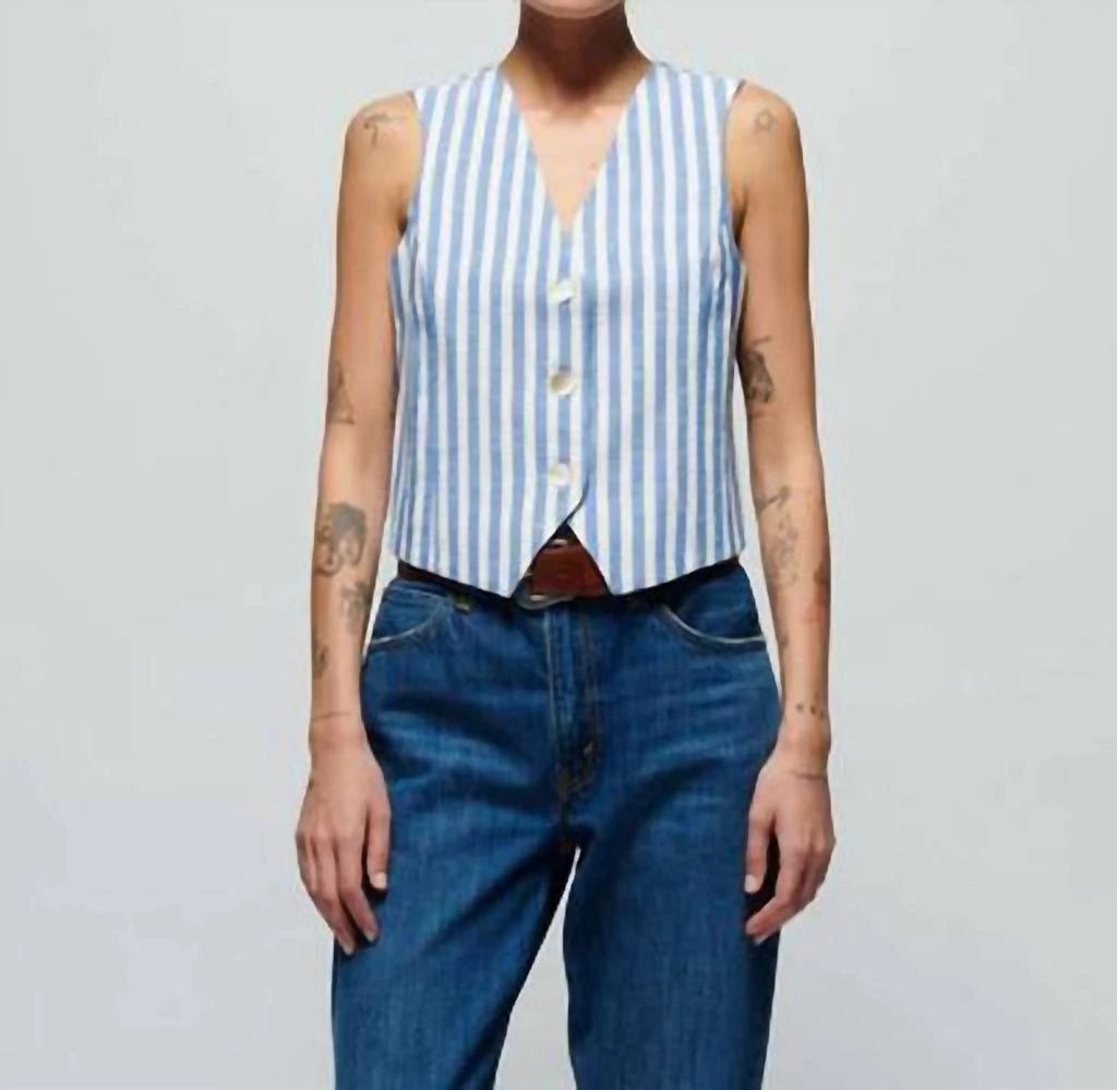 Nation LTD Nation Ltd - Maddie Stripe Vest 1