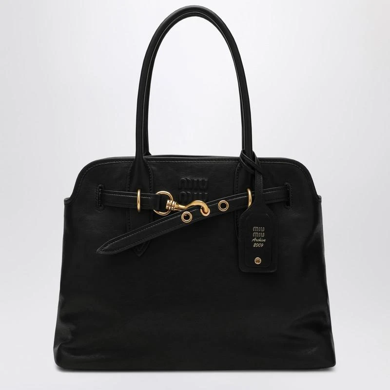 Miu Miu Black nappa leather Aventure bag 1