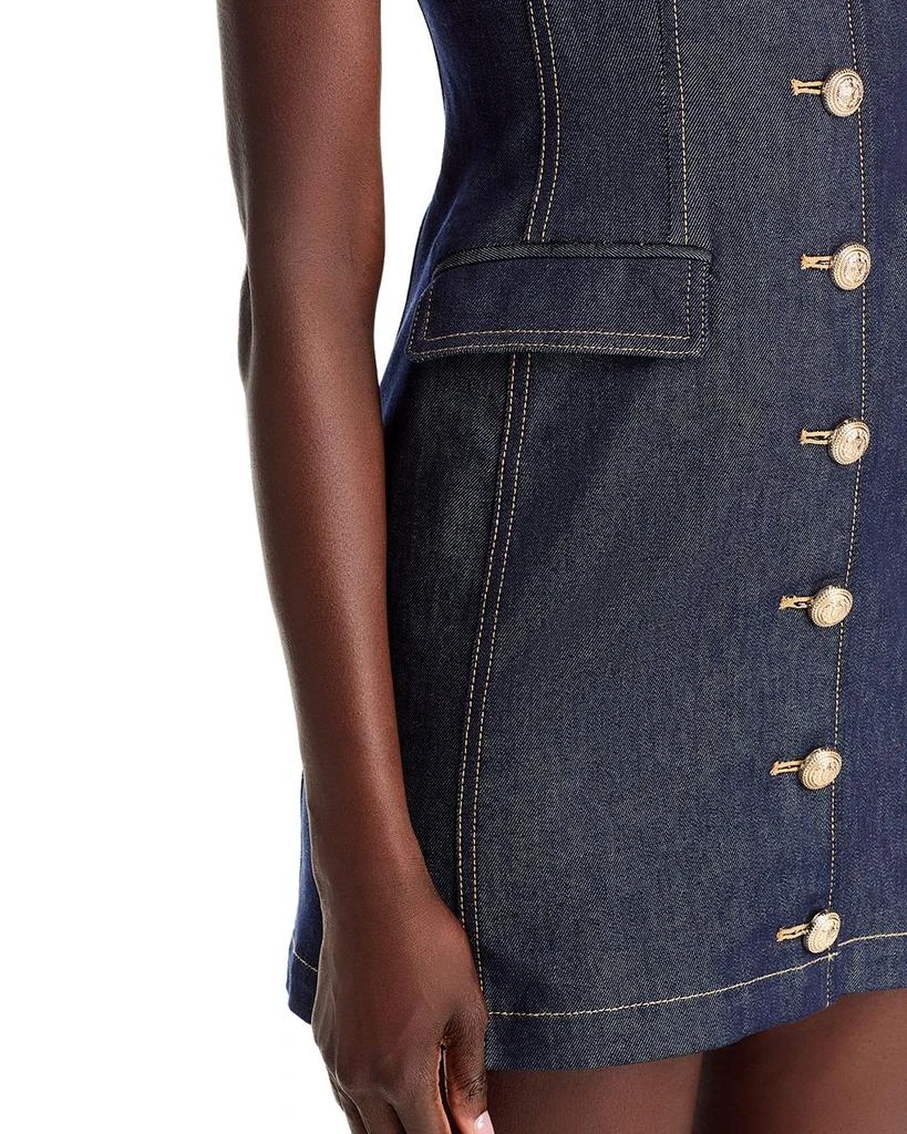 Generation Love Brunella Sheen Denim Mini Dress 6