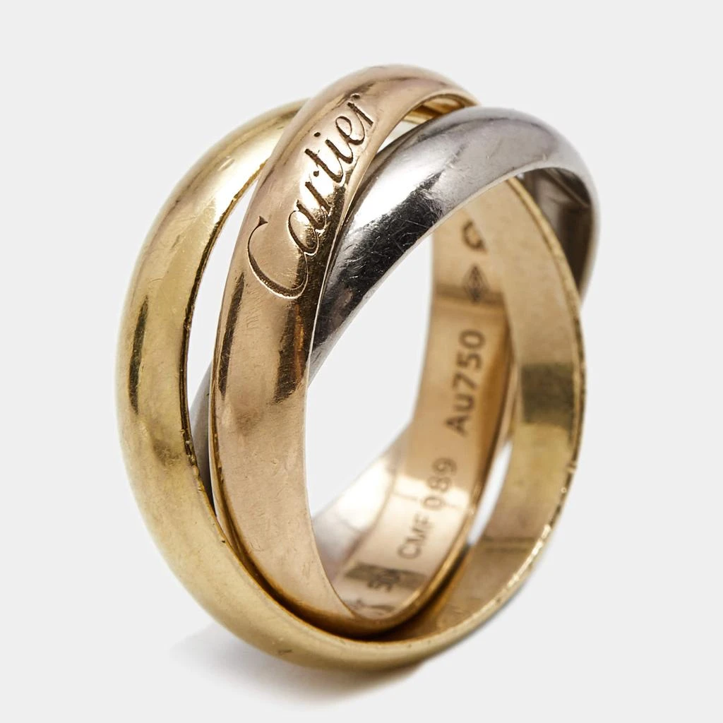 Cartier Cartier Trinity 18k Three Tone Gold Ring Size 50 1