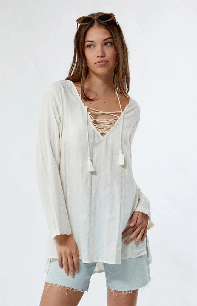 Billabong Blue Skies Beach Cover-Up Dress 1