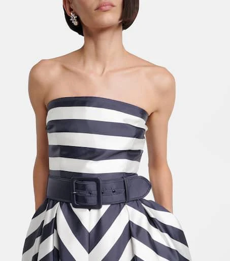 REBECCA VALLANCE Ariadne striped midi dress 4