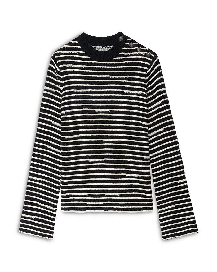 ZADIG 
VOLTAIRE Spiky Wool 
Cashmere Crewneck Sweater 7