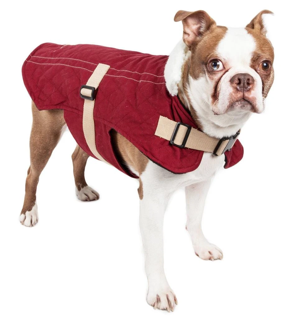 Touchdog Touchdog  Original Sherpa-Bark Designer Fashion Dog Coat 3