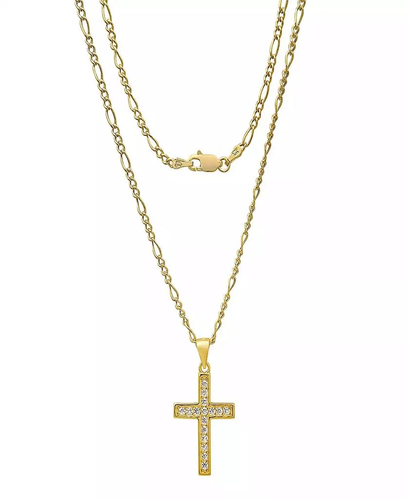 Cross Pendant Steeltime Chain Vintage Roman Style Cross Necklace