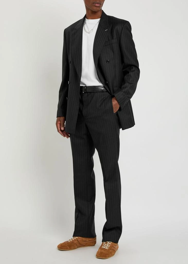 Givenchy Pinstripe double-breasted wool blazer 4