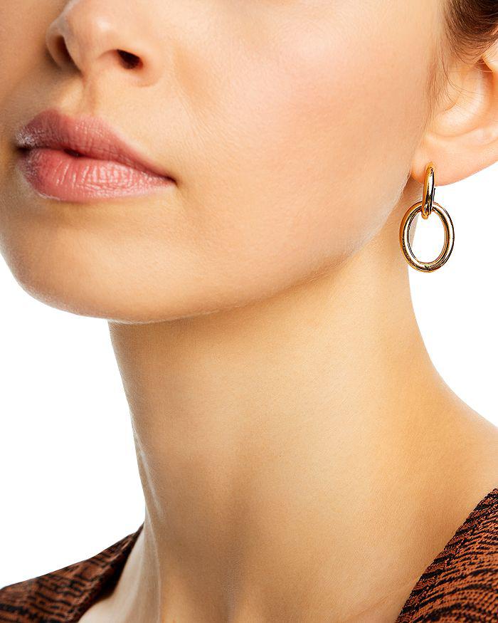 Alberto Amati 14K Yellow Gold Doorknocker Drop Earrings