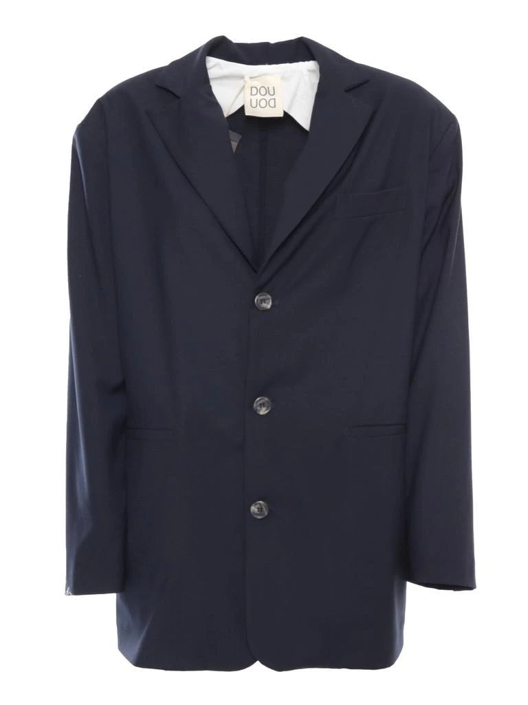 Douuod Kids Douuod Kids Single-Breasted Oversized Blazer