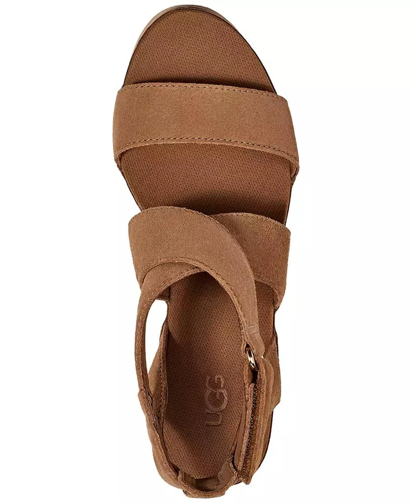 UGG® Women's Ileana Ankle-Strap Espadrille Platform Wedge Sandals 4