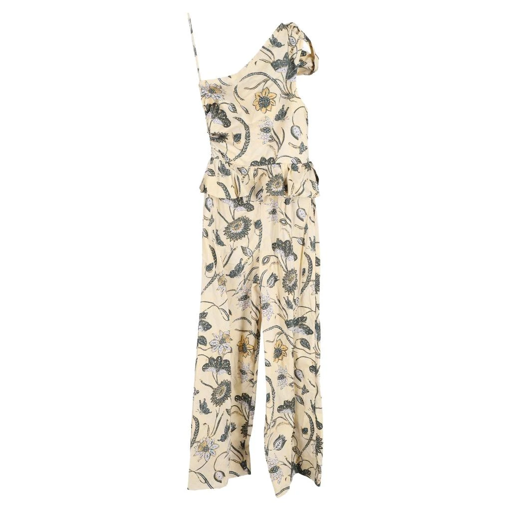 Ulla Johnson Solana Jumpsuit in Yellow Cotton 2