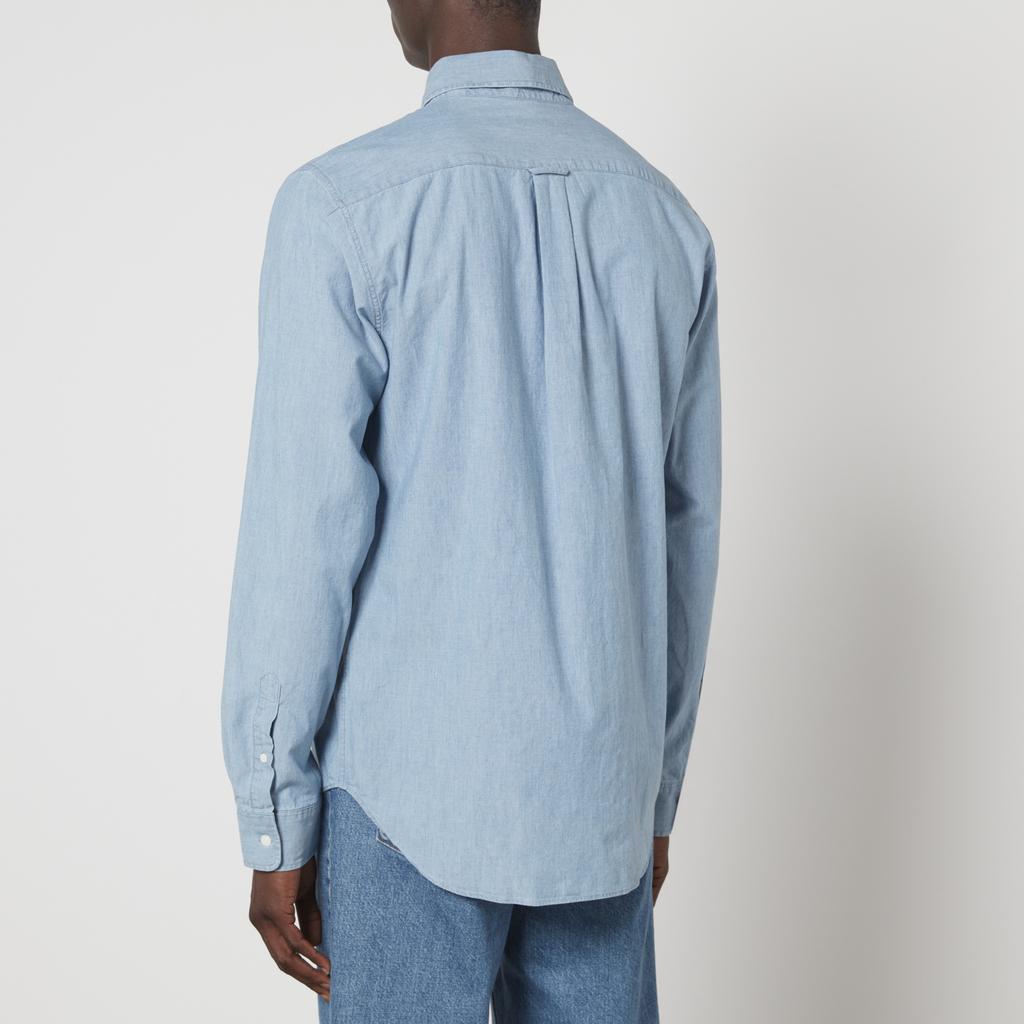 Maison Kitsune Maison Kitsuné Classic Institutional Fox Head Denim Shirt