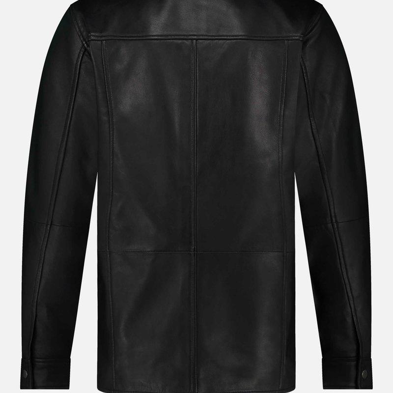 Amsterdam Heritage Krome | Men's Button-Down Leather Jacket