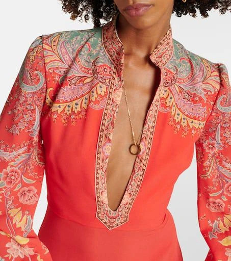 ETRO Printed midi dress 4