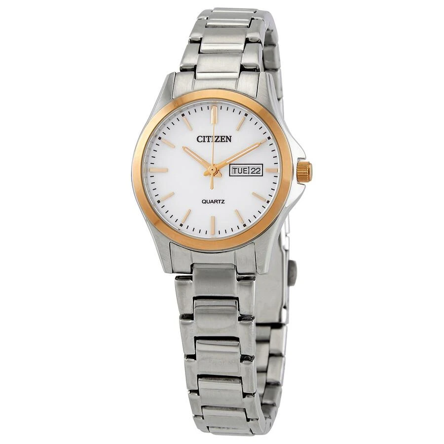 Citizen Quartz White Dial Ladies Watch EQ0596-87A 1