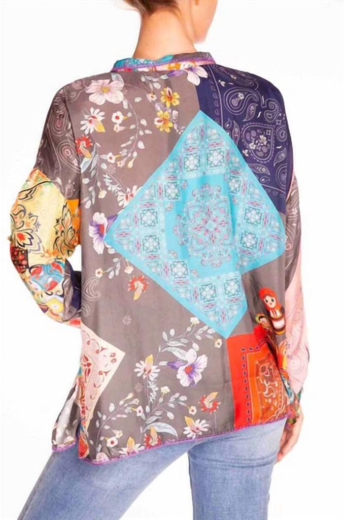 Johnny Was Johnny Was - Matryoshka Adelaide Blouse