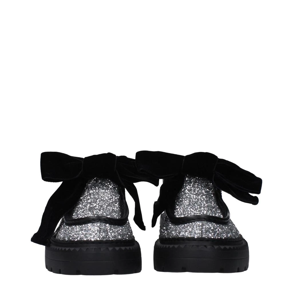 Shop Jimmy Choo Gray Plastic Slip-On Loafers on Sale at  display picture 2