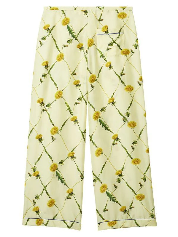 Burberry Daffodil Silk Drawstring Pants 3