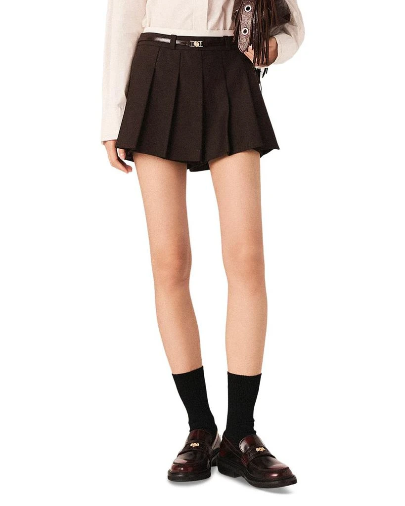 Maje Clover Belted Skort 1