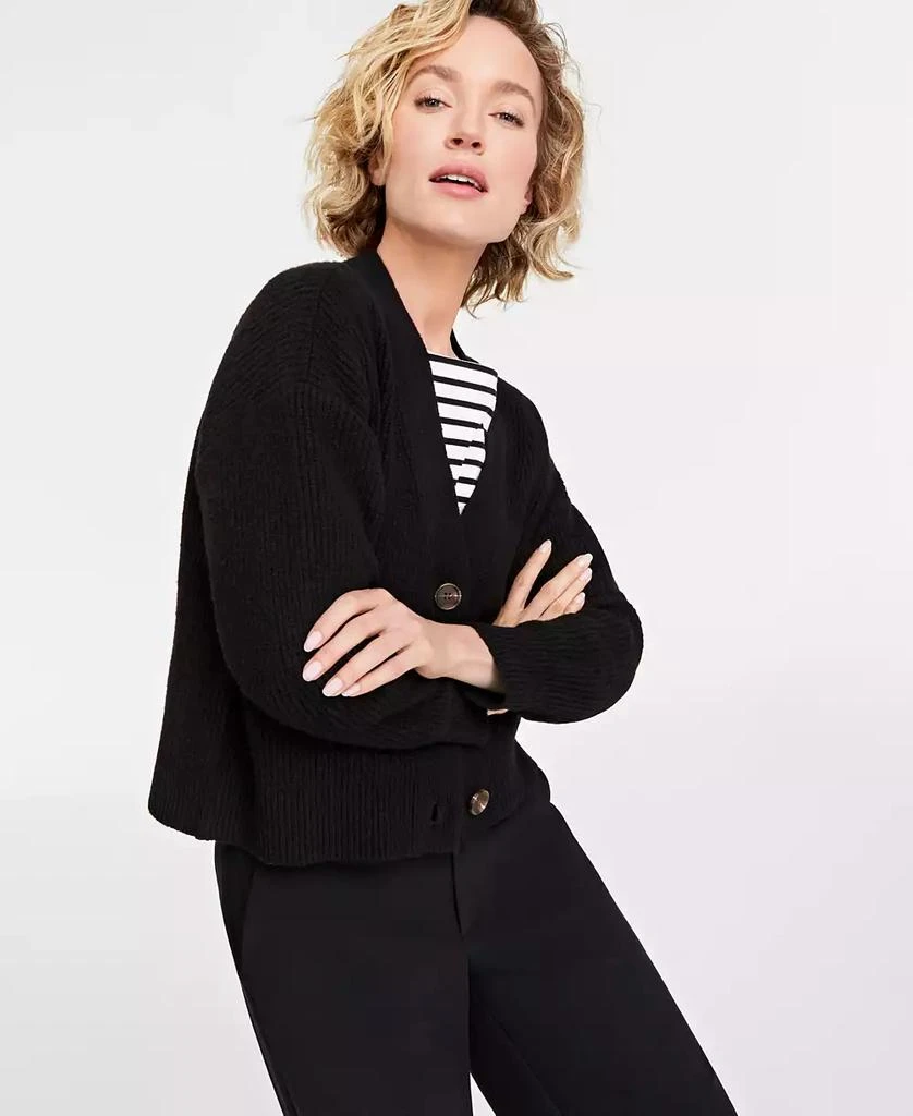 On 34th Women's Three-Button Shaker Cardigan, Created for Macy's 1