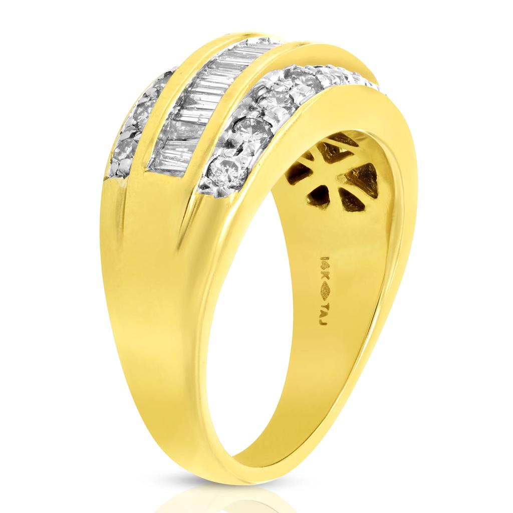 Vir Jewels 1 cttw Diamond Wedding Band 14K Yellow Gold Bridal Engagement Ring