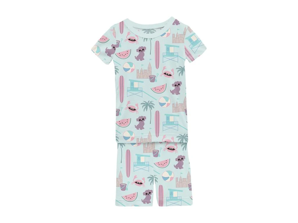 KicKee Pants Print Short Sleeve Pajama Set with Shorts (Toddler/Little Kid/Big Kid)