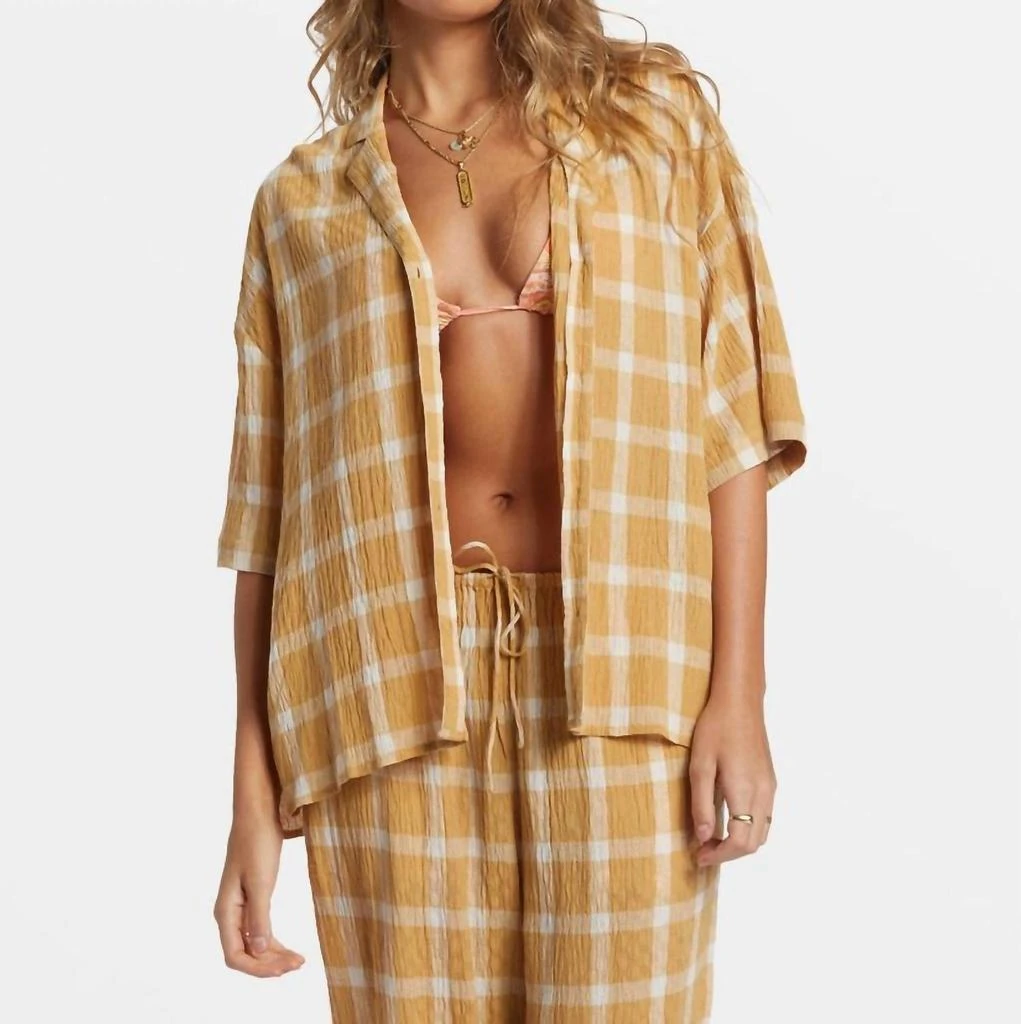 Billabong Billabong - Beach Side Short Sleeve Oversized Shirt 1