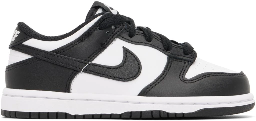 NIKE Little Kids White 
Black Dunk Low Sneakers