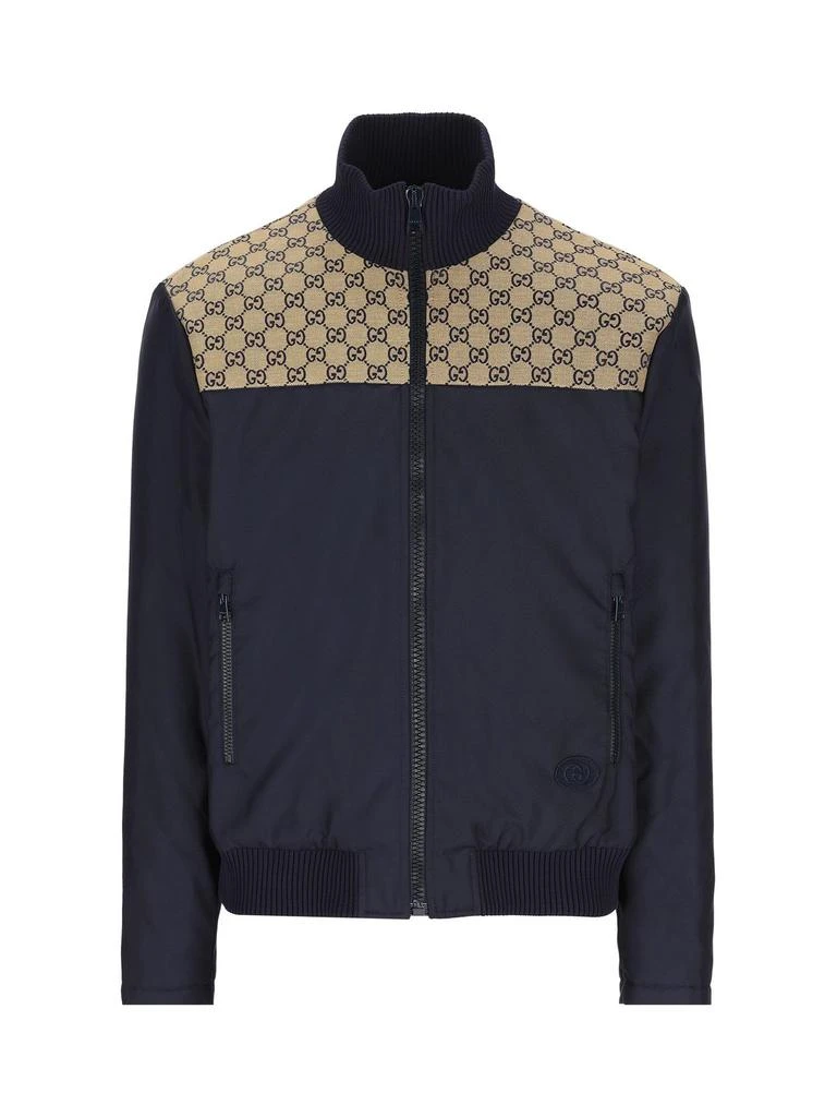 Gucci Gucci Interlocking G Embroidered Zipped Jacket 1