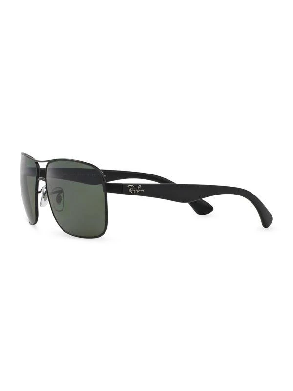 Ray-Ban RB3516 59MM Round Aviator Sunglasses 3
