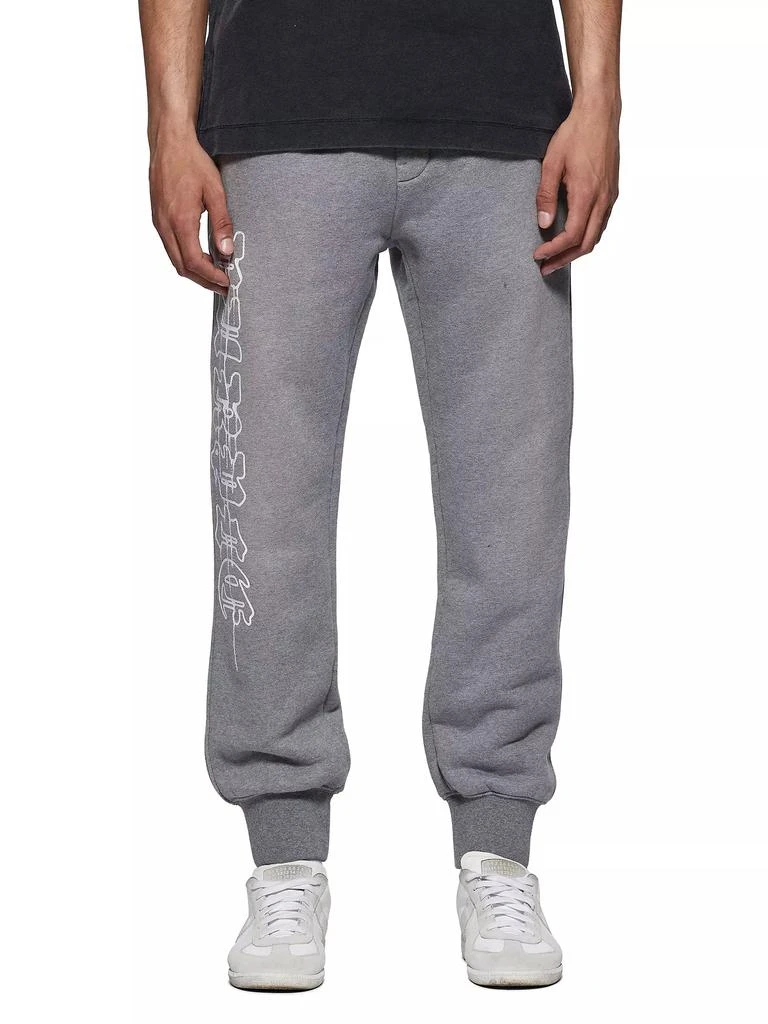 Purple Brand Logo Fleece Joggers 1