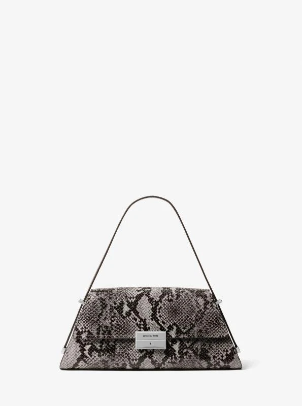 michael_kors Ludlow Medium Snake Embossed Leather Shoulder Bag 1