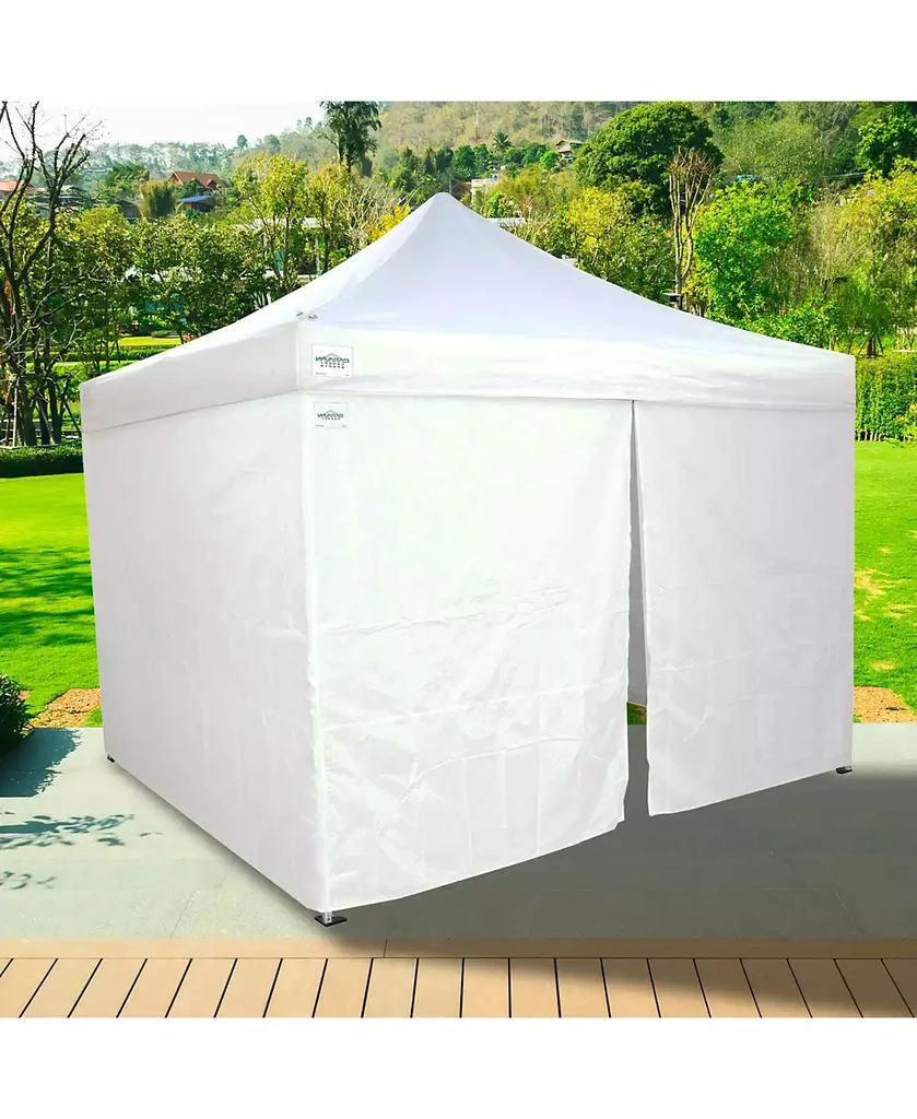 Caravan Canopy CVAN11007912014 4 Sidewall Kit Only, for Outdoor Tent, White 4